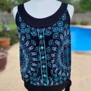 Apt. 9 Sleeveless Top with Side Tie Size…